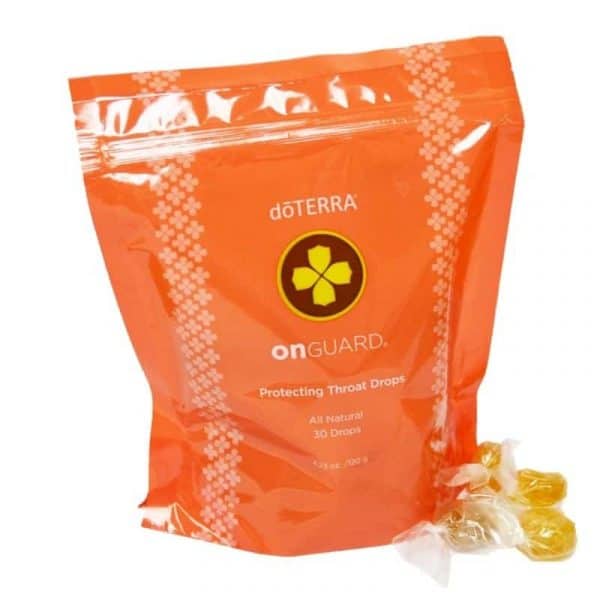 soothe a sore throat with doTERRA OnGuard Lozenges throat drops