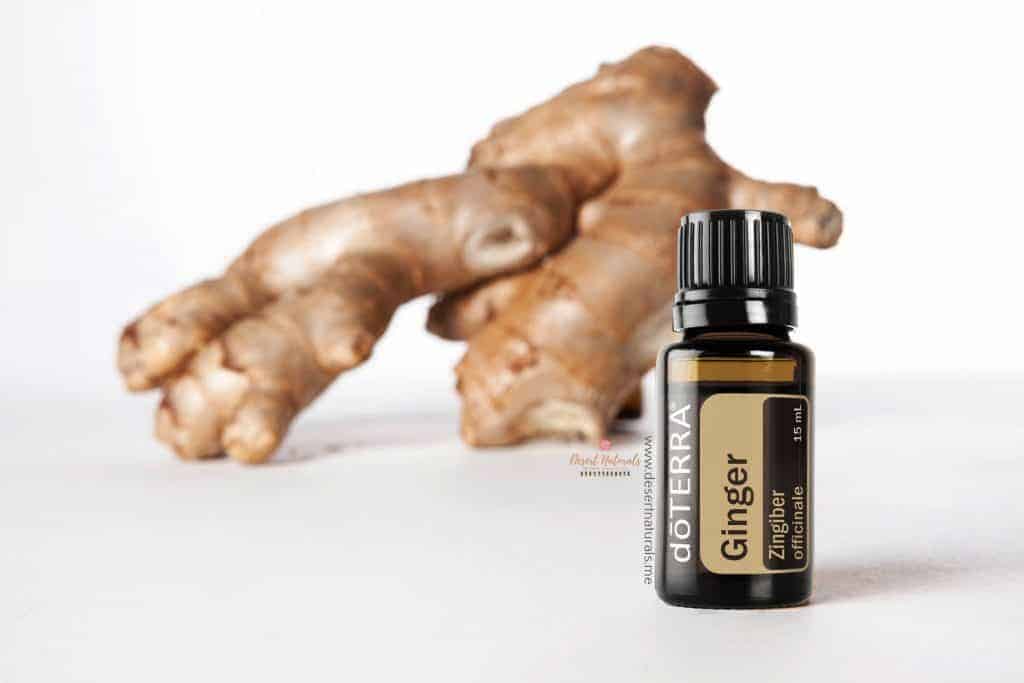 ginger essential oil from doTERRA can help support digestion and weight loss