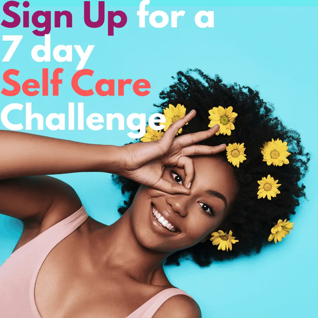 7 day self care email challenge