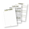 daily, weekly and monthy schedules plus budget tracker and contacts pages come in the essential oil printable planner