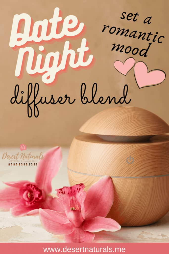 essential oil diffuser blend for valentines day for a romantic night