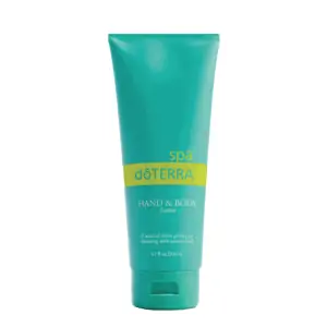 The doTERRA Spa Hand and body lotion is unscented so that you can add your favorite essential oil for a custom scent