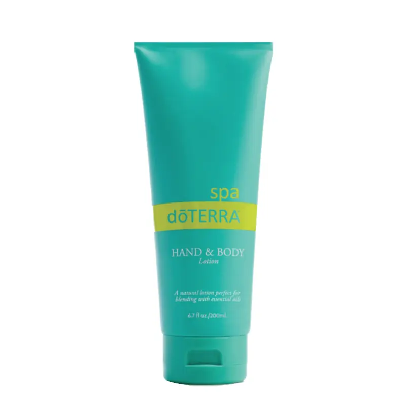 The doTERRA Spa Hand and body lotion is unscented so that you can add your favorite essential oil for a custom scent