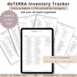 mockup of the doTERRA Inventory tracker pages updated for october 2024