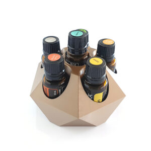 3d printed essential oil holder with 15ml bottles for doterra or young living