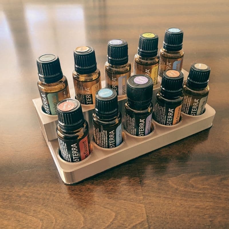 2 level doterra or young living essential oil storage holder