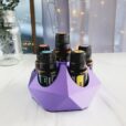 photo of purple essential oil storage stand