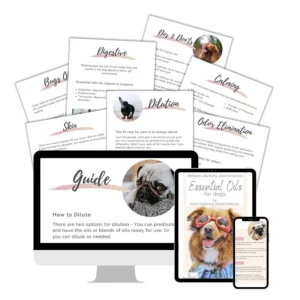 mockup of essential oils for dogs ebook