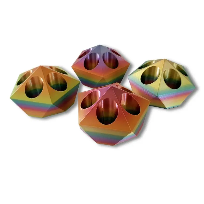 3d printed essential oil holder multi color rainbow