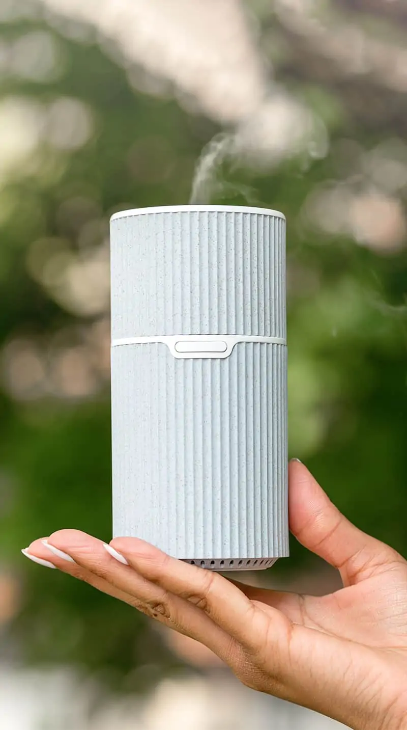 take the doterra pilot diffuser with you wherever you go, recharge it when you're done