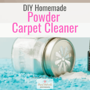 homemade diy powder carpet cleaner and deodorizer with baking soda and doterra essential oil