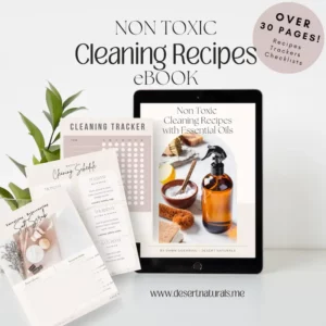 non toxic cleaning recipes eBook mockup