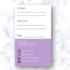 personalized, custom doterra business card for wellness advocates. digital file