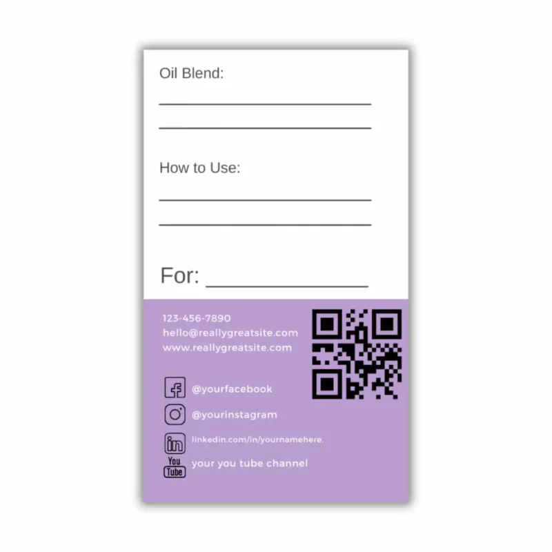 doterra business card mockup back lavender doterra business card mockup back lavender