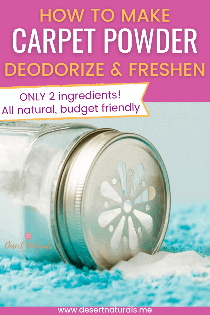 DIY Homemade Carpet Powder Cleaner Dawn Goehring, Desert Naturals