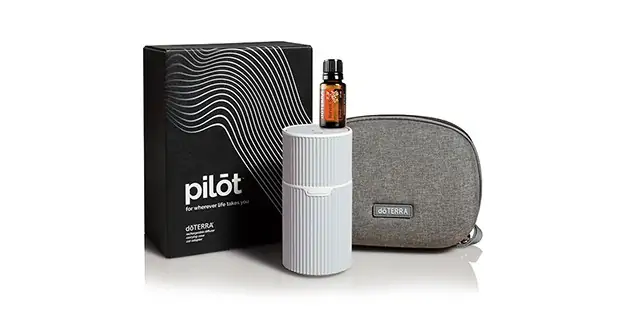 doterra pilot diffuser is rechargeable, portable, and comes with a case