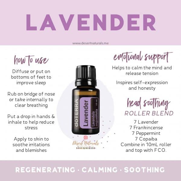 doterra lavender benefits and how to use