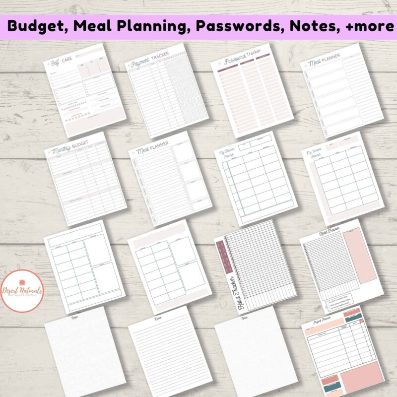 essential oil life planner printable insert pages essential oil life planner printable insert pages
