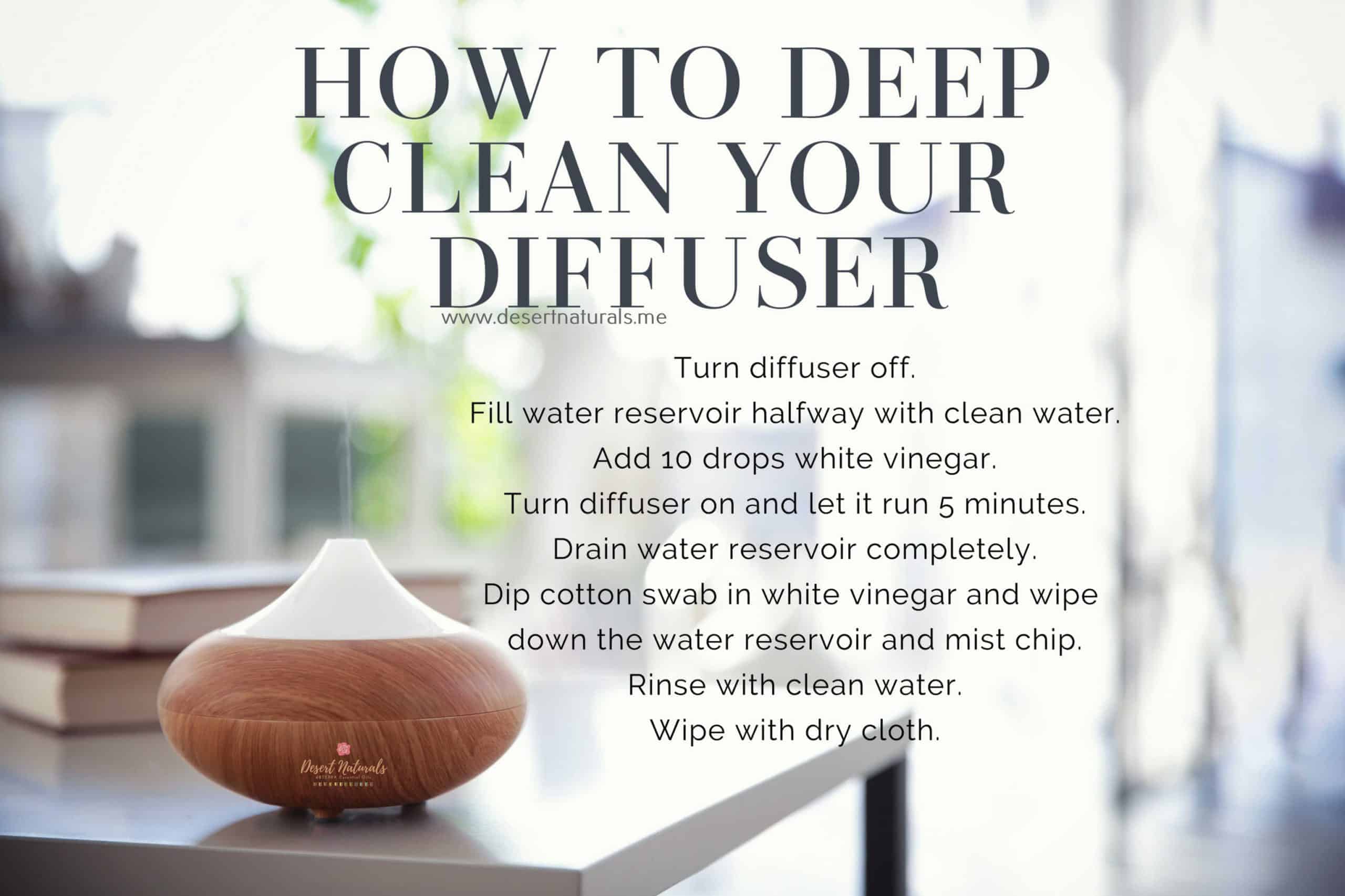 How to Deep Clean your essential oil diffuser