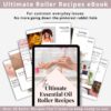 mockup of the ultimate essential oil rollerball recipes ebook