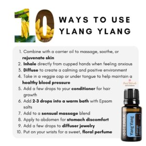 10 ways to use doterra ylang ylang essential oil