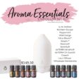 doTERRA Aroma Essentials enrollment start kit with the laluz glass diffuser and 10 essential oils