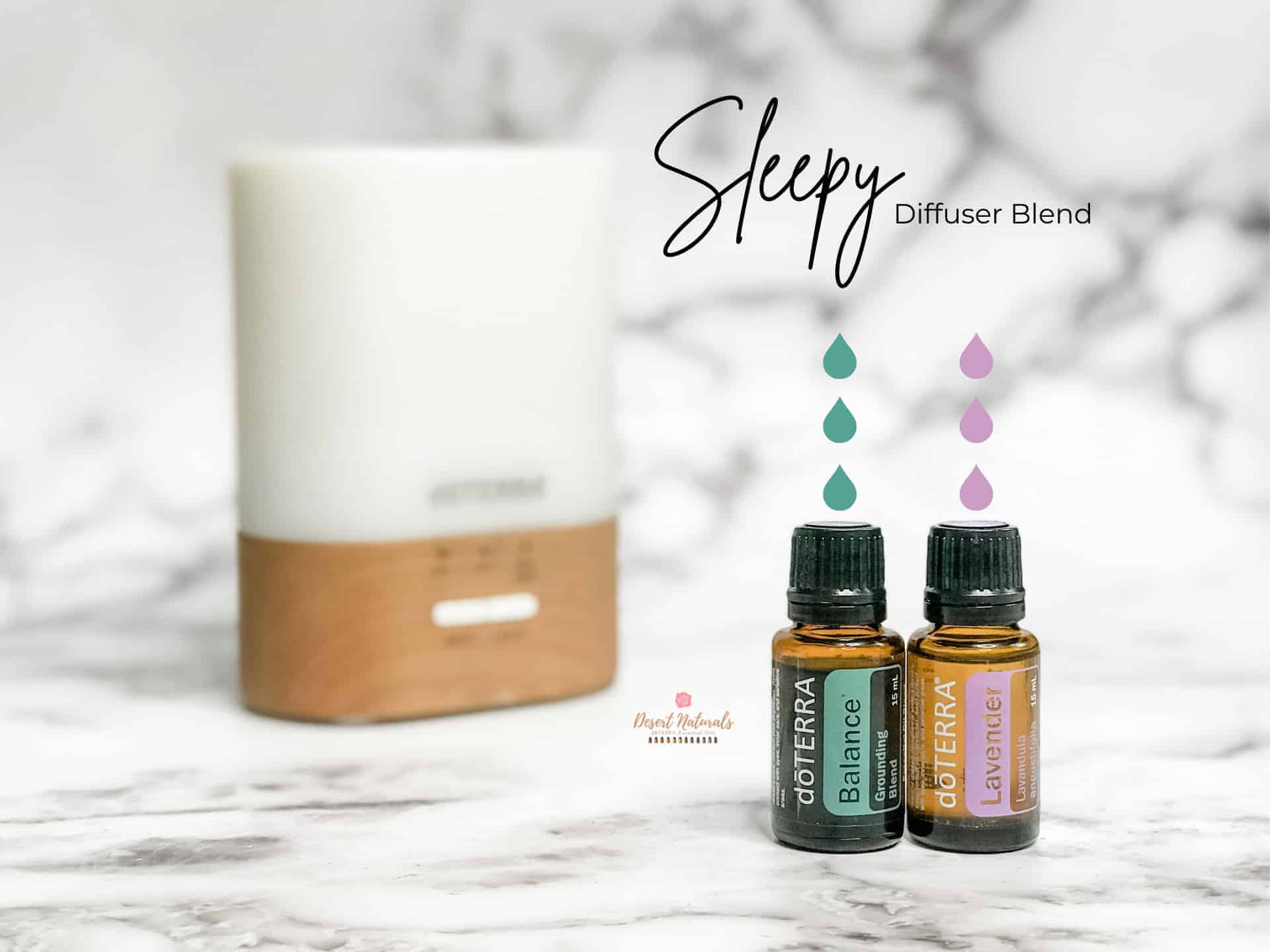 doterra lumo diffuser with doterra balance grounding blend and lavender essential oil