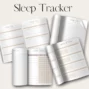 mockup pages of sleep tracker printable