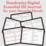 digital essential oil journal mockup 11