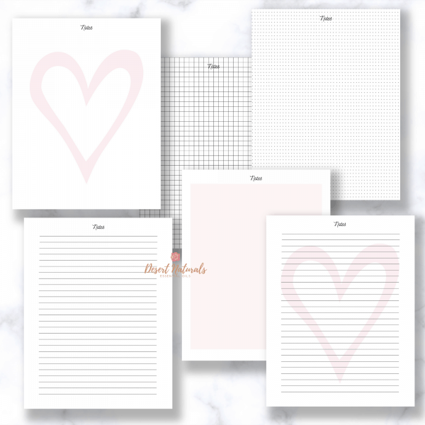 notes pages from the doterra essential oil business binder