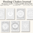 preview of chakra mandala coloring pages