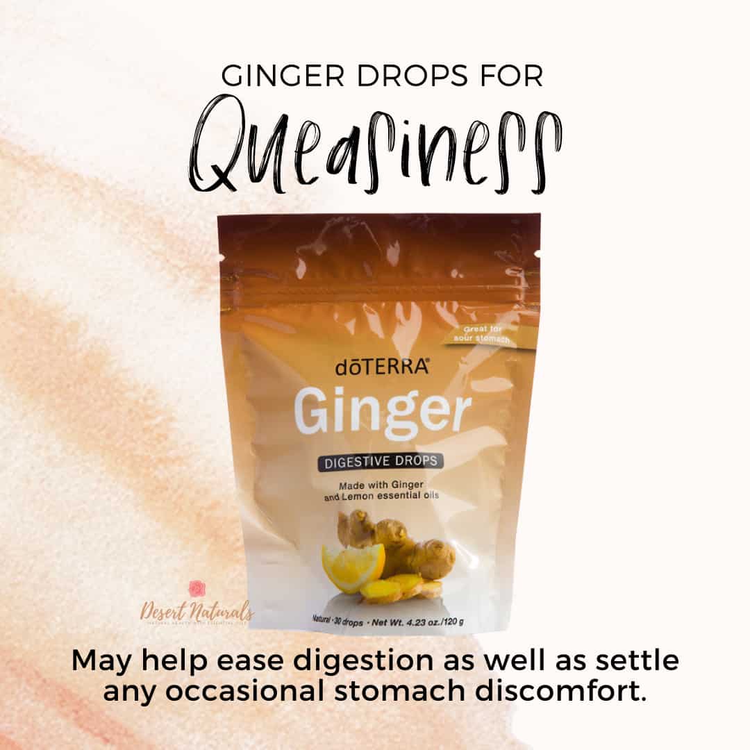 ginger drops for queasiness