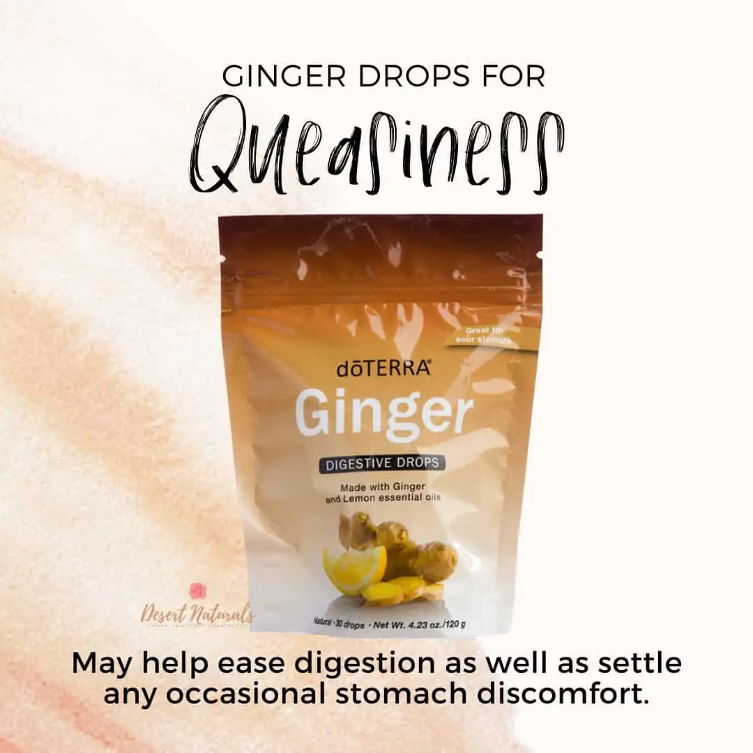 ginger drops for queasiness