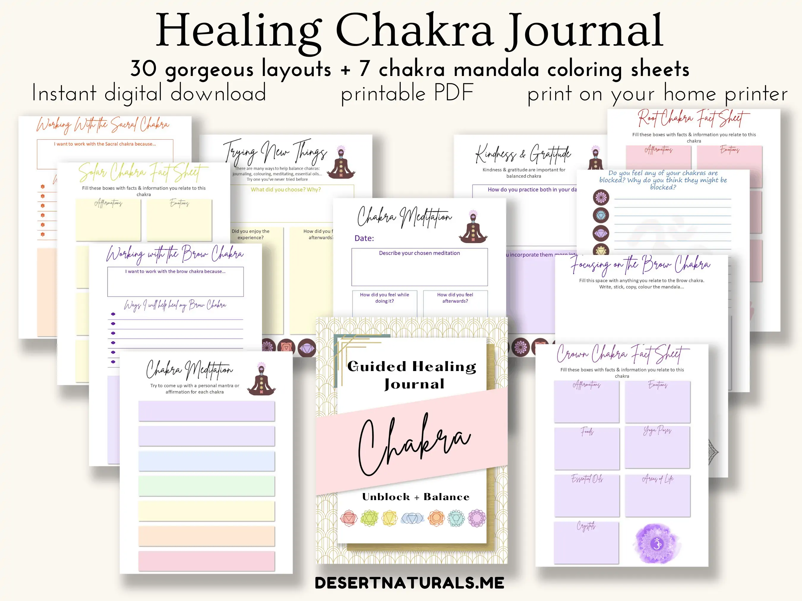 healing chakra journal mockup 2