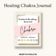 healing chakra journal mockup cover