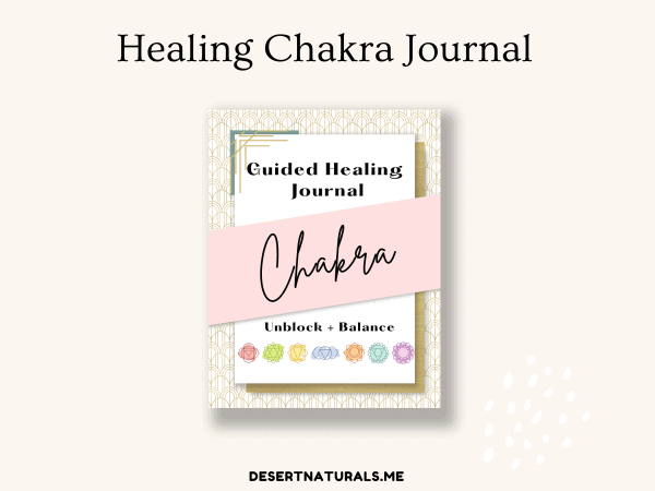 healing chakra journal mockup cover