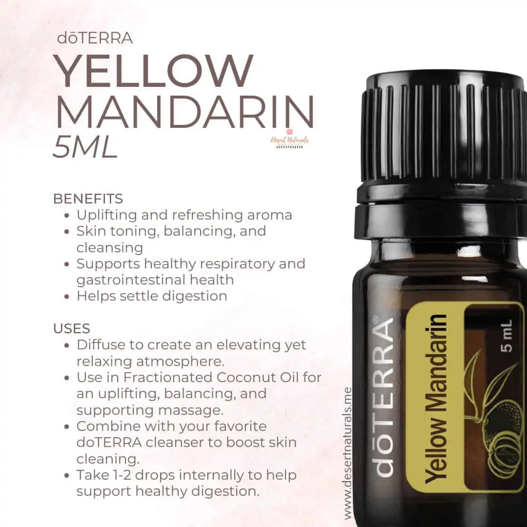 yellow mandarin essential oil benefits