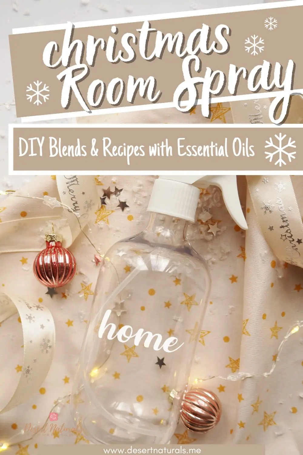 15 Christmas Essential Oi room Spray blends and recipe