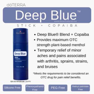 benefits of the doterra deep blue stick
