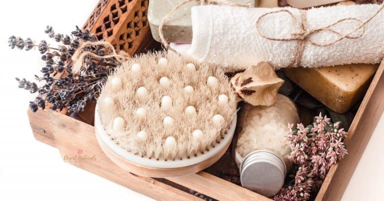 gift basket containing diy essential oil gifts