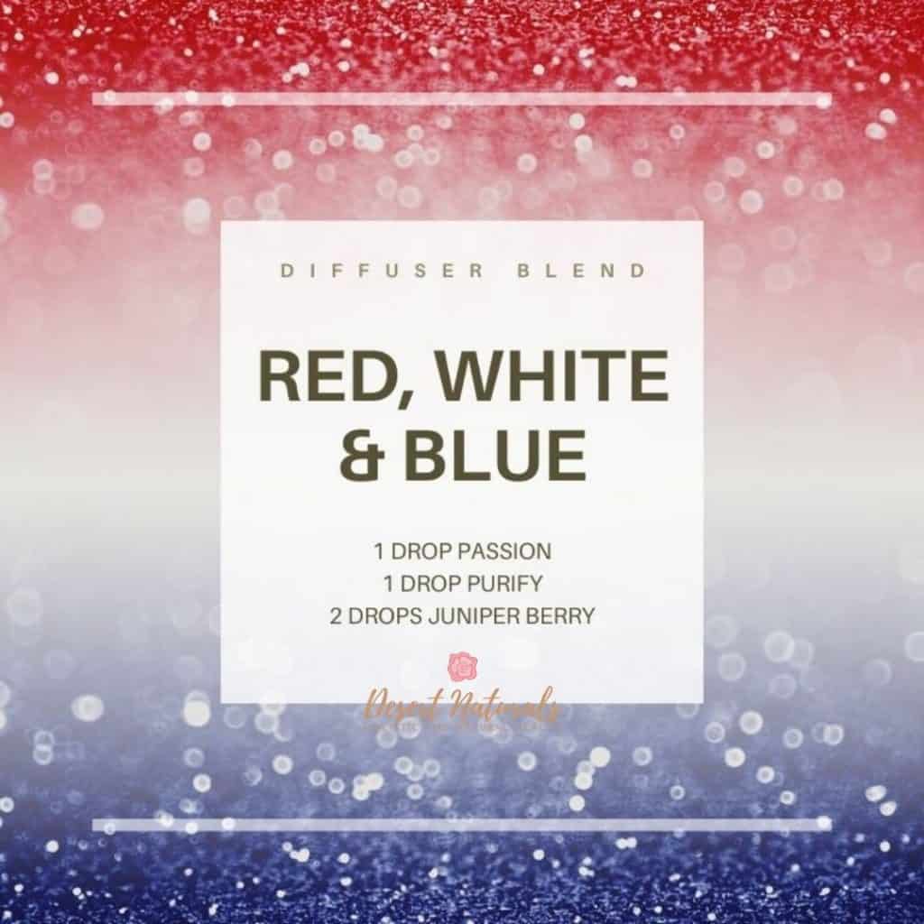red white and blue labor day diffuser blend