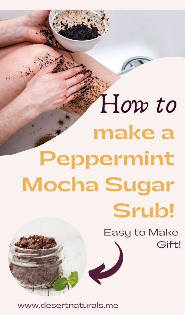 DIY Peppermint Mocha Sugar Scrub pin