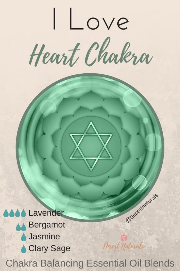 essential oil diffuser blend for the heart chakra