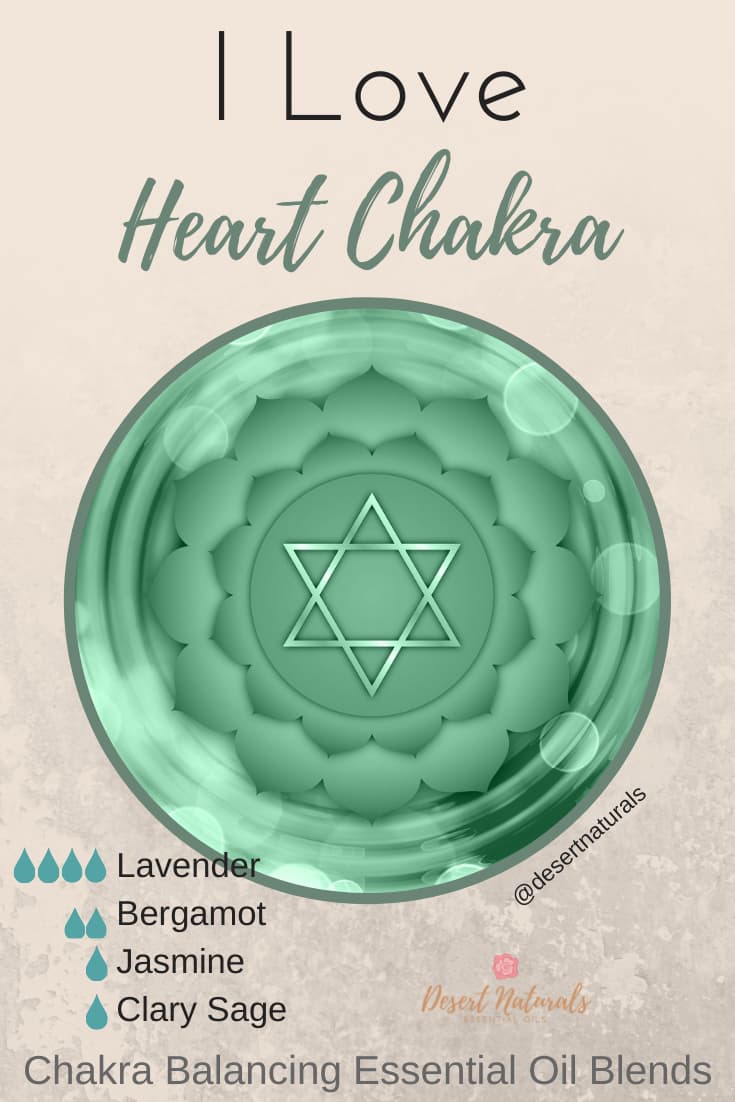 essential oil diffuser blend for the heart chakra
