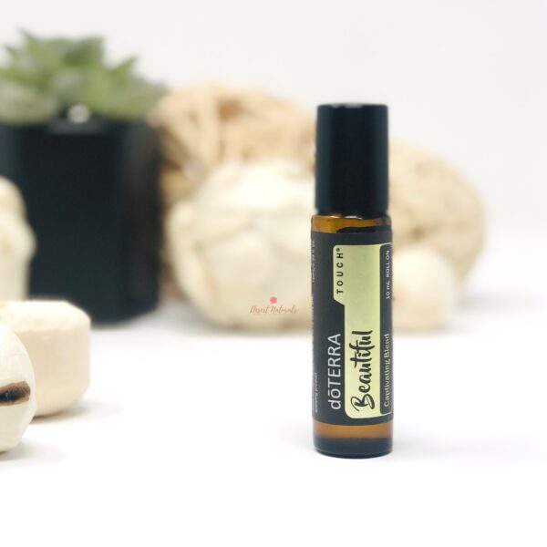 pretty picture of the doTERRA Beautiful blend touch roller
