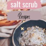 homemade salt salt scrub in a bowl