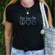 peace love oils essential oil shirt black