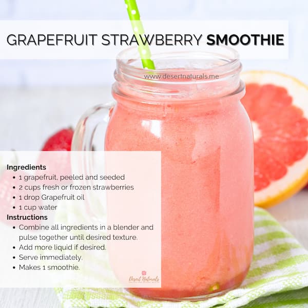 Grapefruit Strawberry essential oil Smoothie