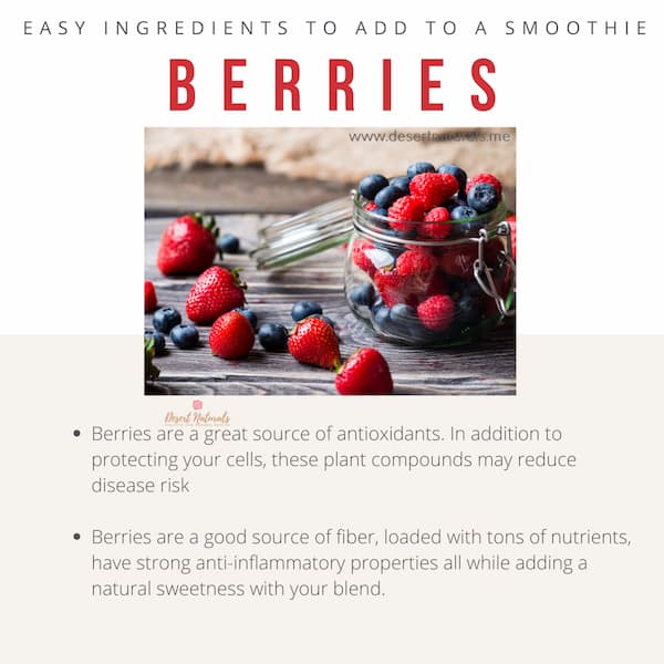 essential oil smoothie berries