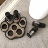 image of dog paw essential oil storage holder with diffuser and doterra oils